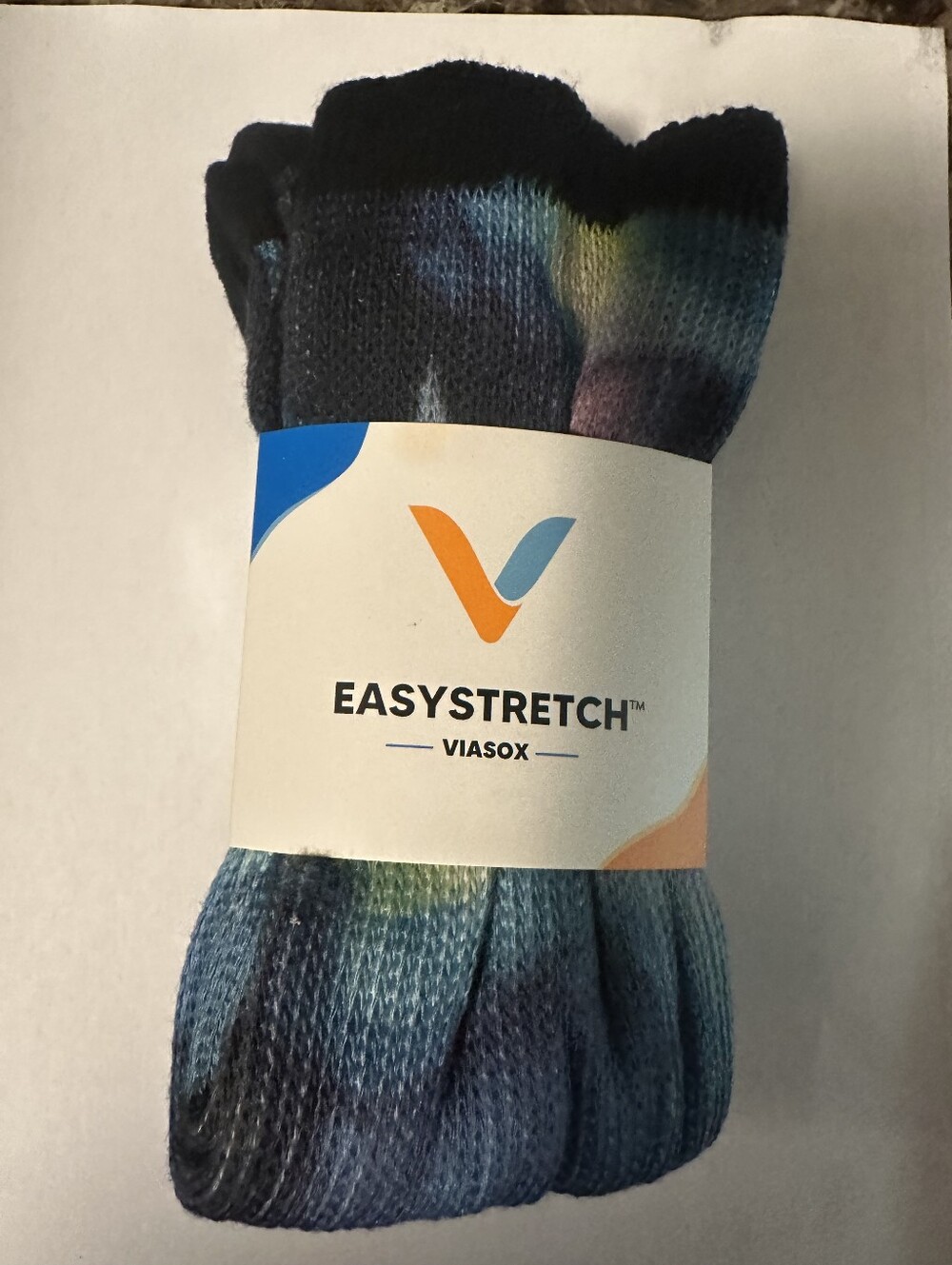 MAKE BUNDLE Viasox EasyStretch Socks – Northern Lights (Medium/Large) –  Men/Wom